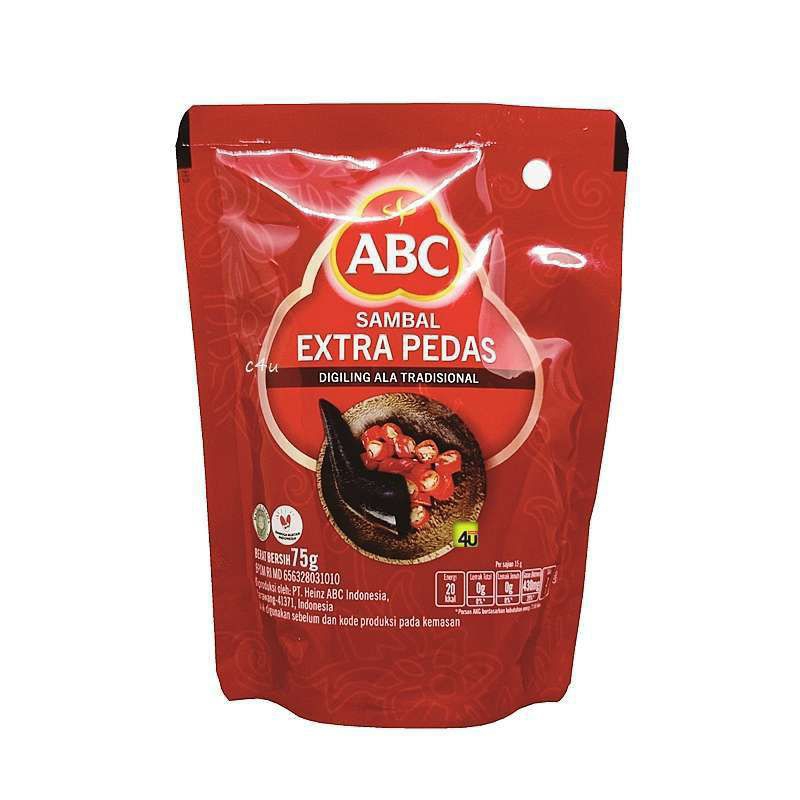 

ABC SAMBAL EXTRA PEDAS 75gr