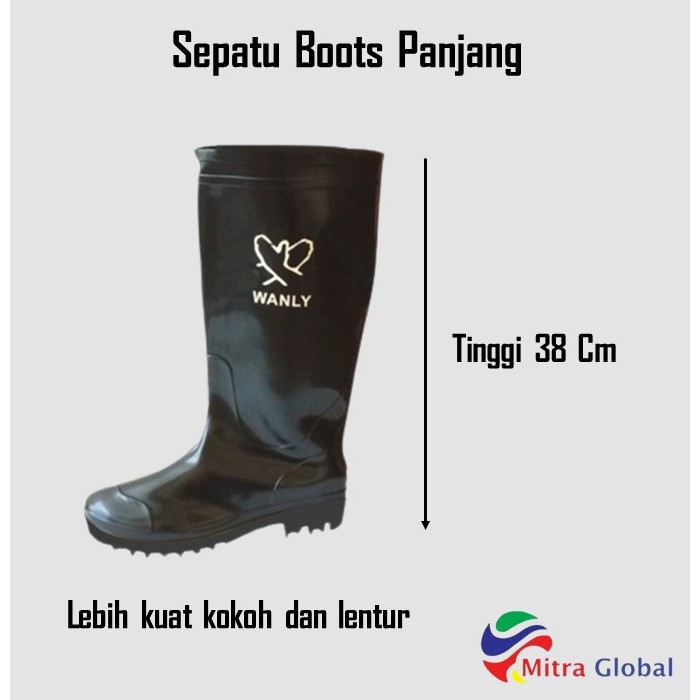Sepatu Boot / Sepatu Bot Karet Murah / Sepatu Boot Panjang / Sepatu Boot Tahan Air / Sepatu Boot