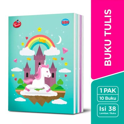 

Buku Tulis Sinar Dunia Isi 38 dan 58 Lembar ( 1 Pack isi 10 Buku)