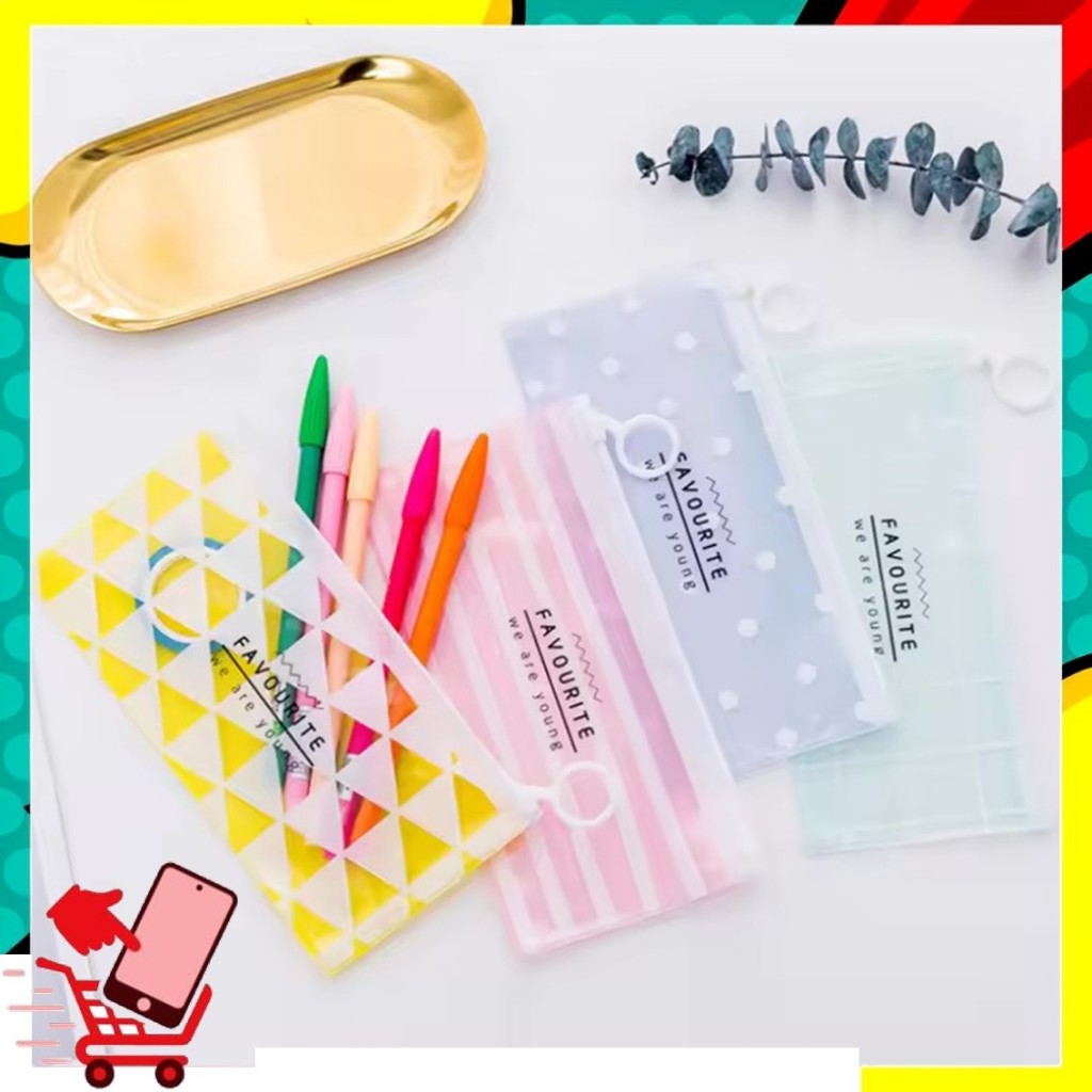 

FPS Tempat Pensil Pulpen Transparan Ziplock Karakter Serbaguna Pouch Zip Lock Penyimpanan Kosmetik Pouch Zipper Pencil Case Tempat Penyimpanan Alat Tulis Murah