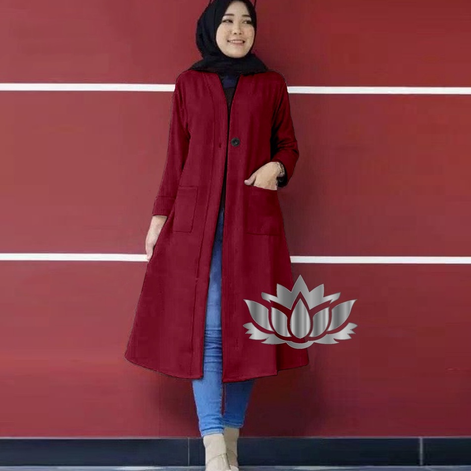 Diskon BO  CARDY TESSA  CARDINGAN BABYTERRY CARDINGAN WANITA PAKAIAN WANITA OPEN COD