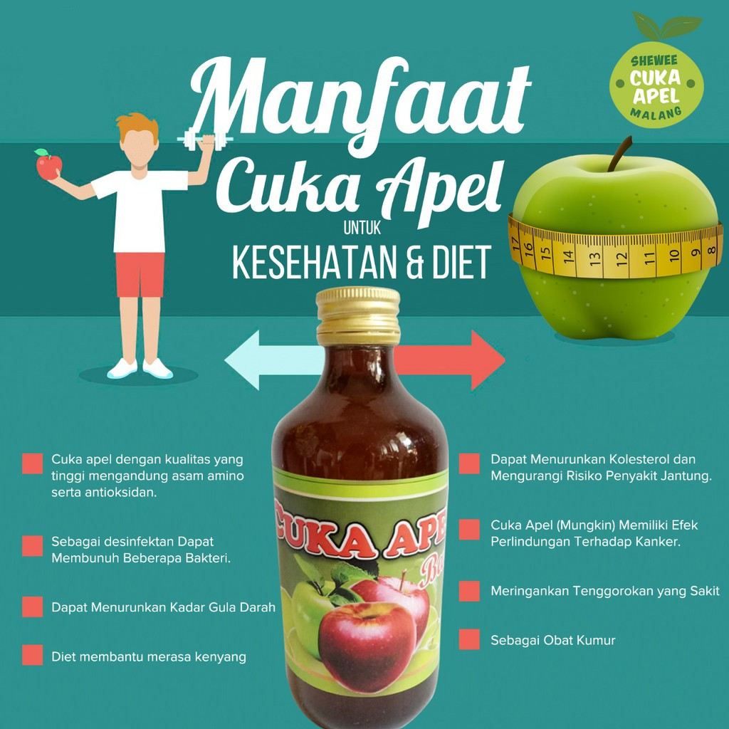 

MAR Cuka Apel Batu Malang Organik Apple Cider Vinegar