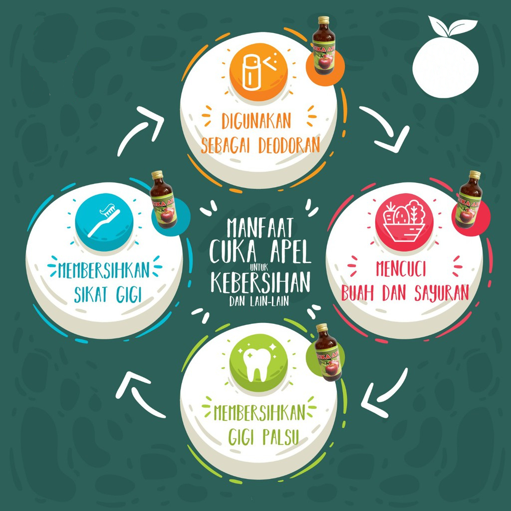 

AKEH Cuka Apel Batu Malang Organik Apple Cider Vinegar
