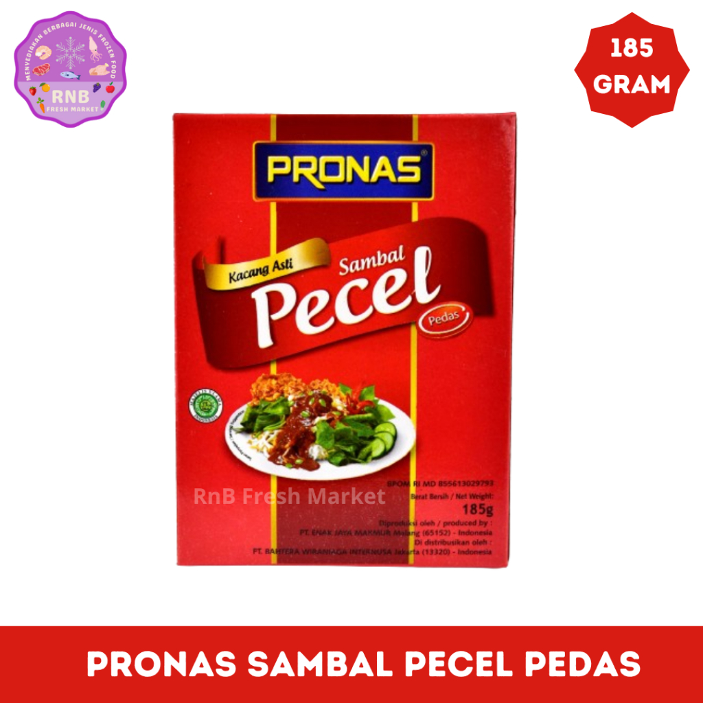 

Pronas Sambal Pecel Pedas Netto 185 Gram