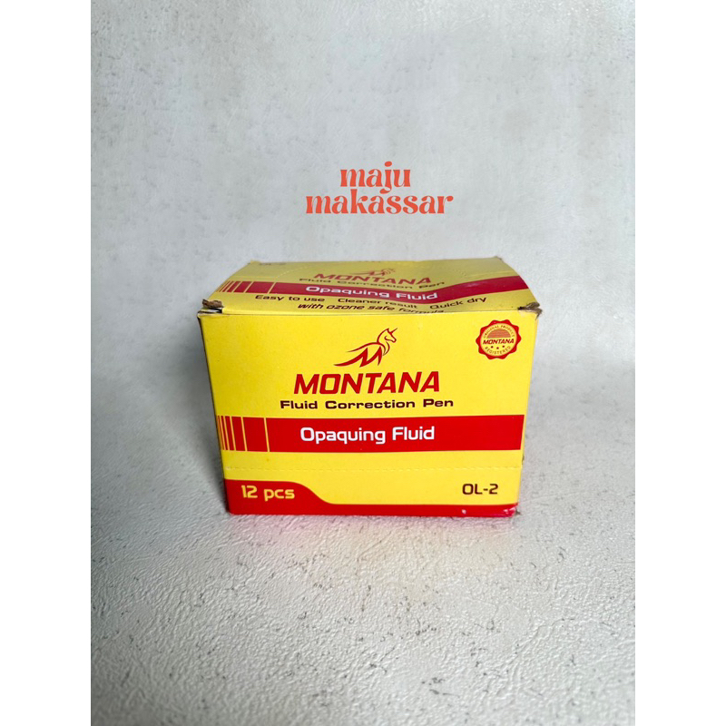 

Tipx cair montana / correction pen montana OL-02 ( LUSIN / 12PCS )