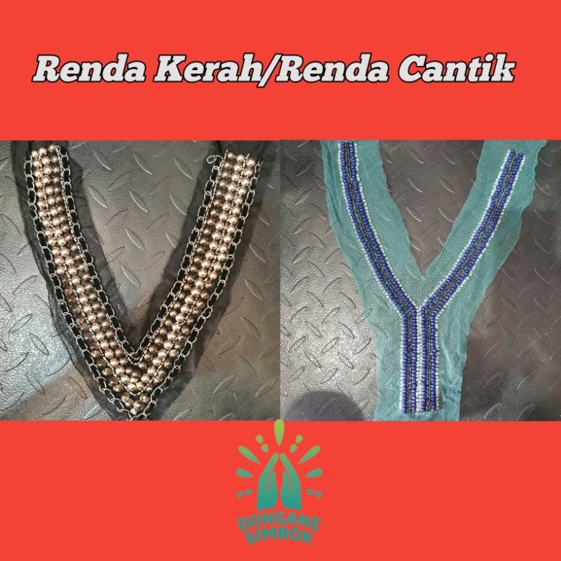 Renda Kerah/Renda Baju/Renda Gamis/Renda Cantik