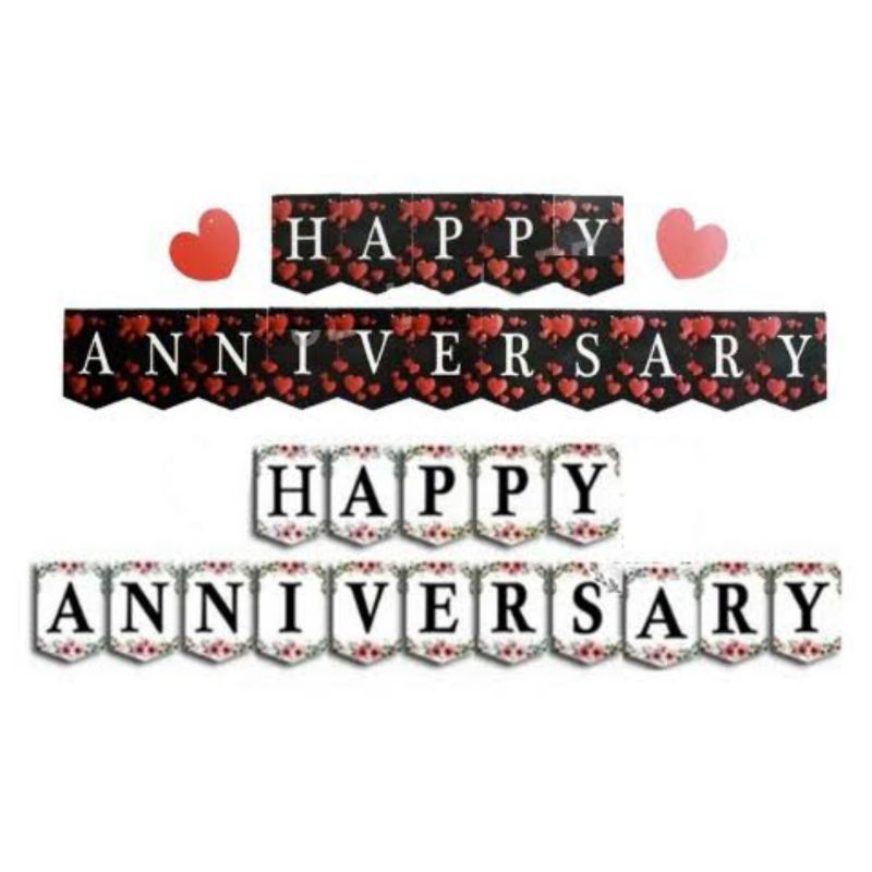 Banner happy anniversary | banner happy aniversary | bunting flag happy anniversary | bunting flag a