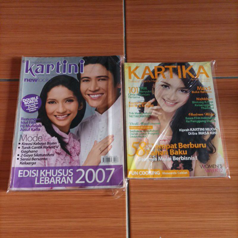 Majalah Kartini Kartika Puan Pertiwi Gorden Serial Rumah