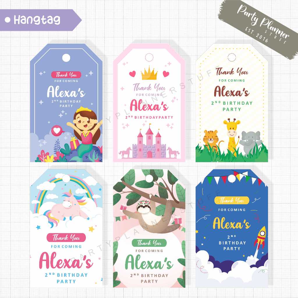 Hang tag souvenir kartu ucapan terima kasih thank you card ultah anak tedak siten tasyakuran aqiqah