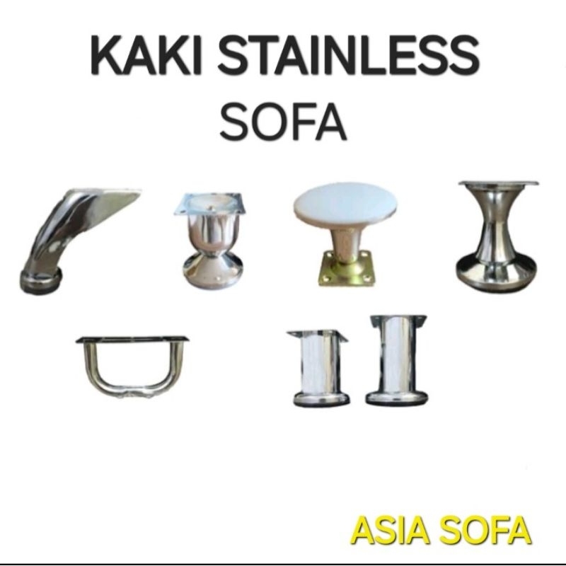 Kaki Besi Sofa - Kaki Stainless Steel Kaki Tabung Chrome Kaki Lemari Kaki Meja Besi Kaki Sofa
