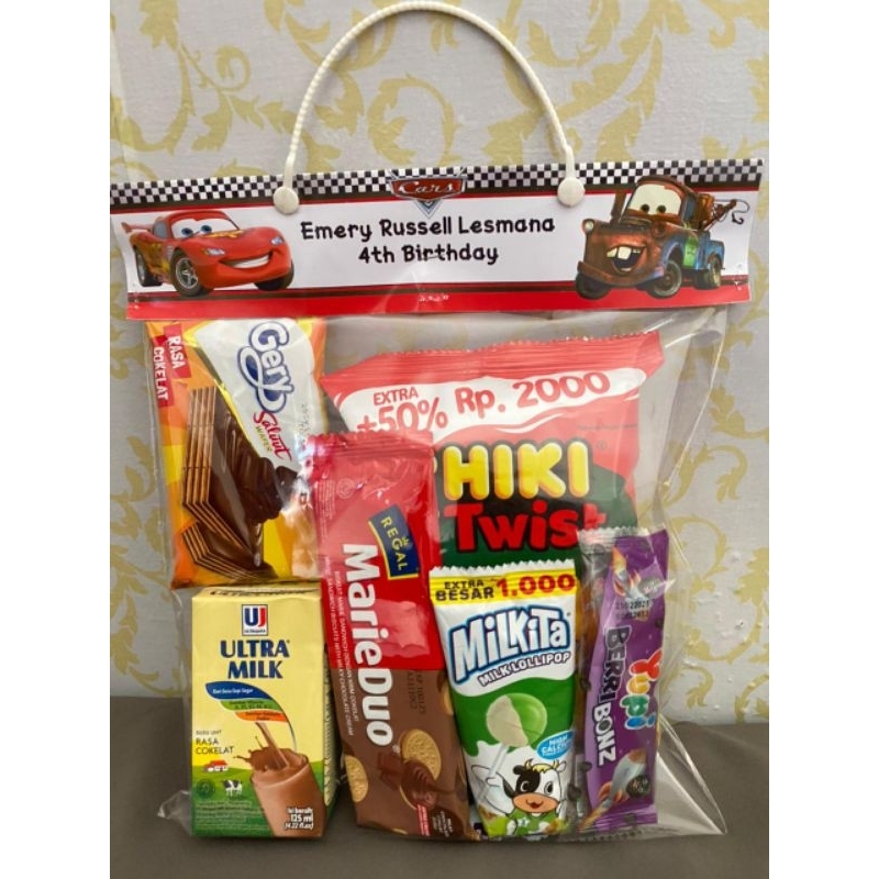 

Paket Snack Ulang Tahun anak|| Hampers||Bingkisan murah