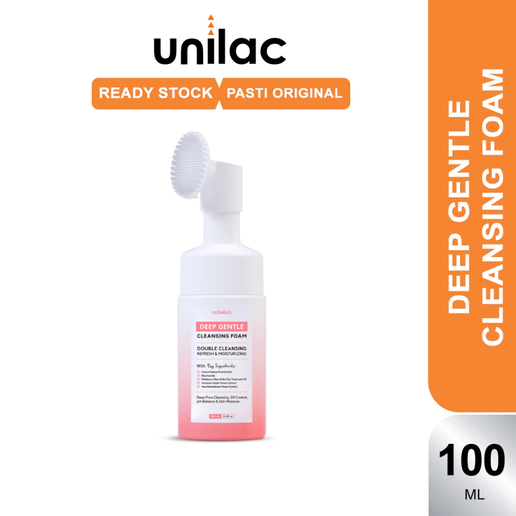 Adleeva Gentle Deep Cleansing Foam 100ml - Adleeva Facial Wash | Sabun Cuci Muka Adleeva