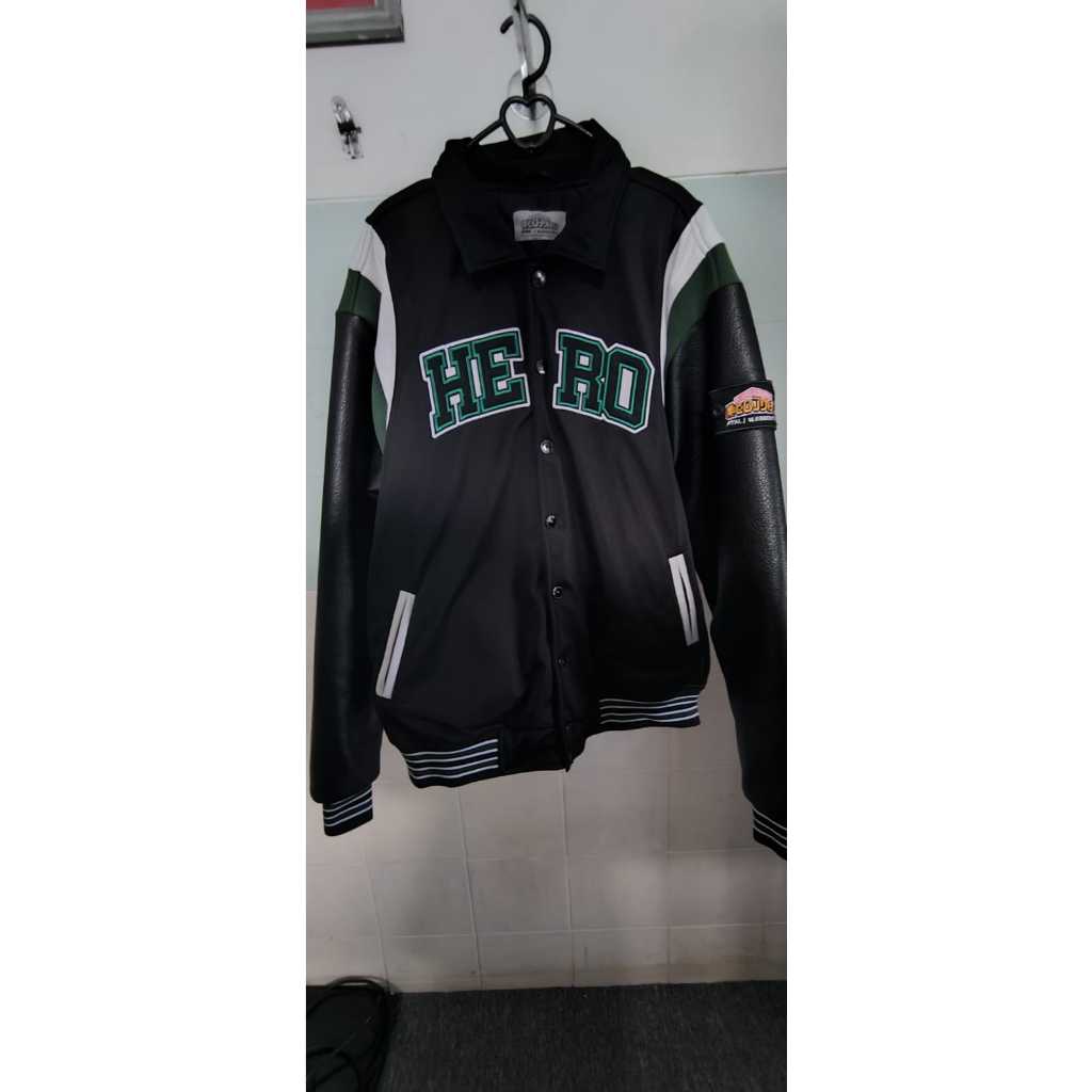 W.ESSENTIÈLS X FTH X My Hero Academia Izuku Midoriya Varsity Jacket