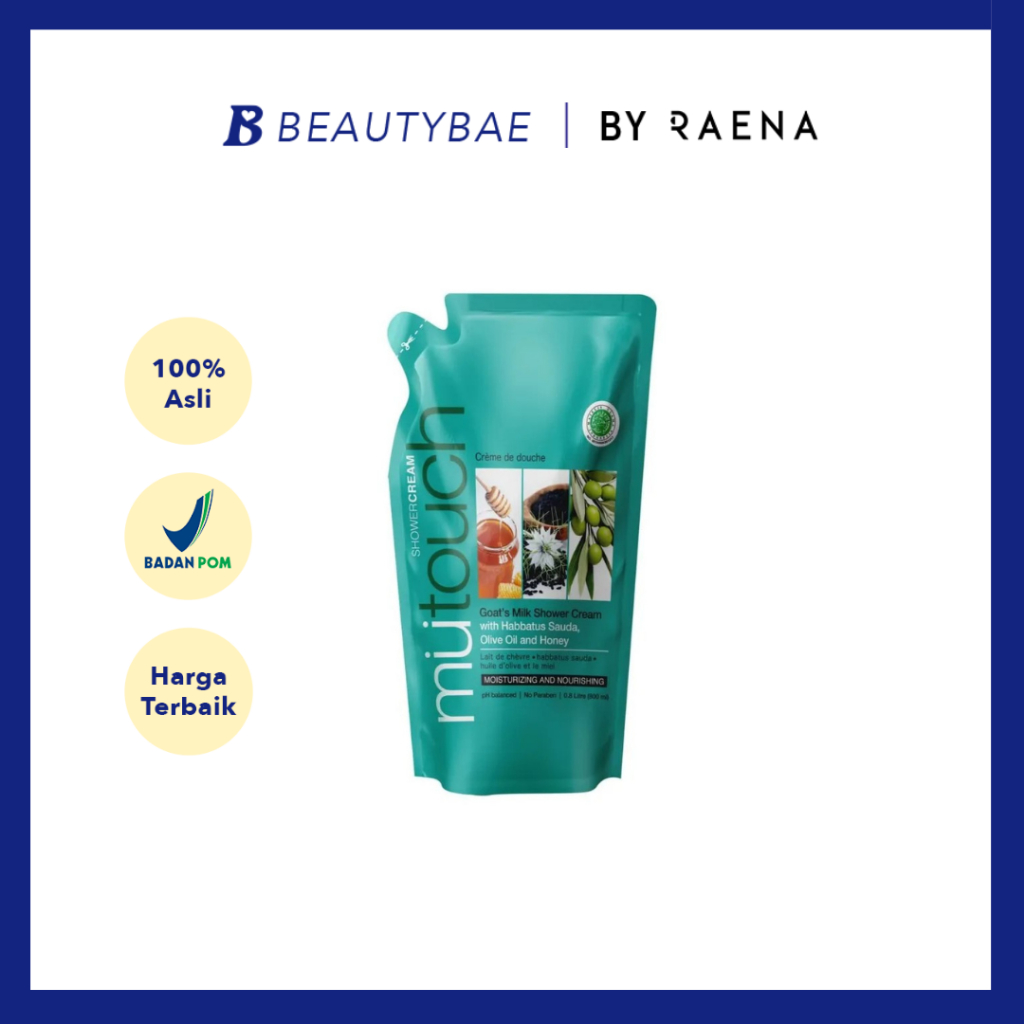 Mutouch Shower Cream Habbatus Sauda Refill | 800ml