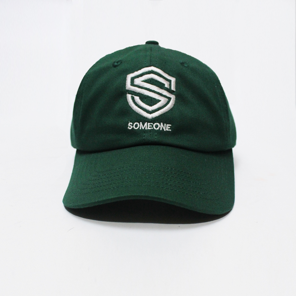 Someone Topi Polo Caps Green "Logo S"