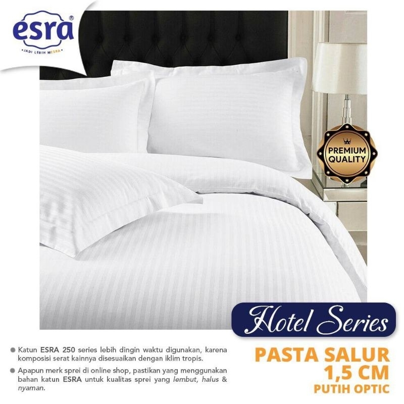 Kain Sprei Meteran Bahan Katun Lokal Premium Motif PASTA SALUR (HOTEL)