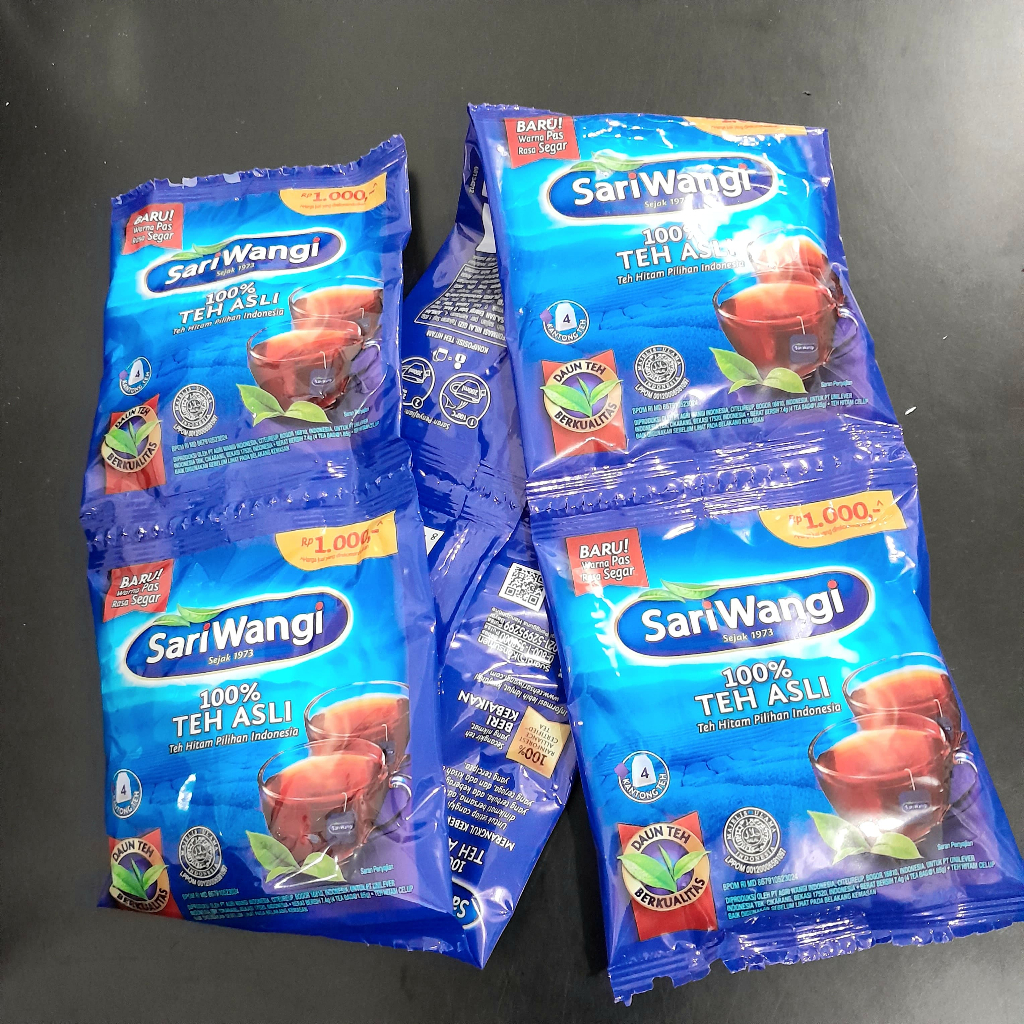 

MONIESHOP - Teh celup Sariwangi Teh Asli Celup 100 % 1 renceng isi 6 pcs