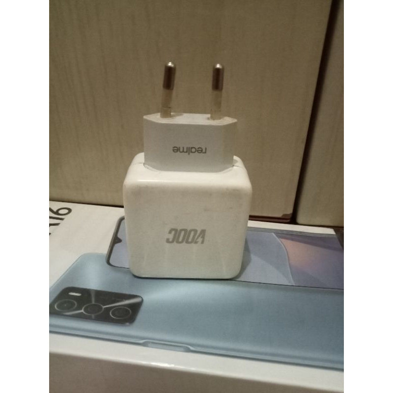 Batok kepala charger realme 4a original copotan hp(seken)