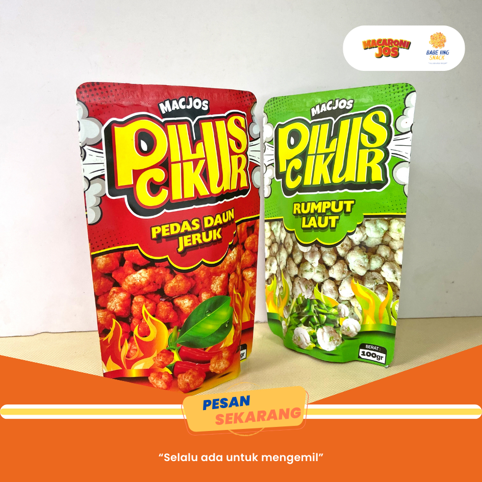 

Pilus Cikur Aneka Rasa Kemasan Premium 100gr by Macaroni Jos