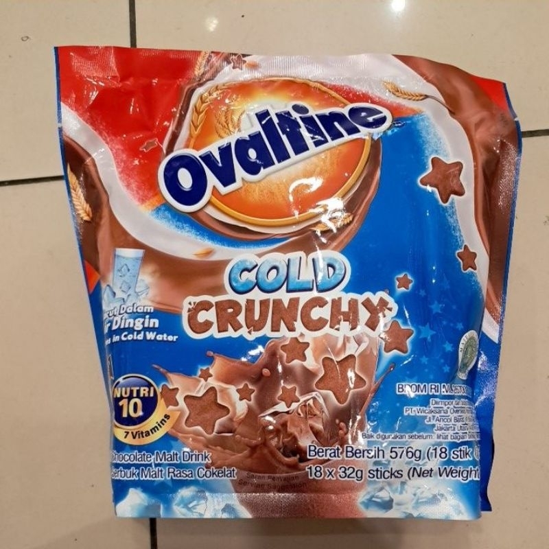 

OVALTINE Cold Crunchy Chocolate Malt Drink 18 Sticks 576g