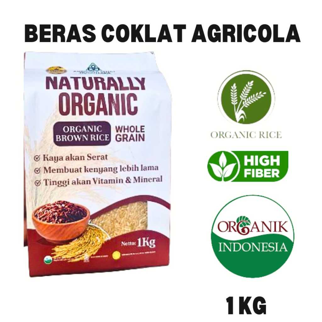 

AGRICOLA BERAS COKLAT KEMASAN 1 KG