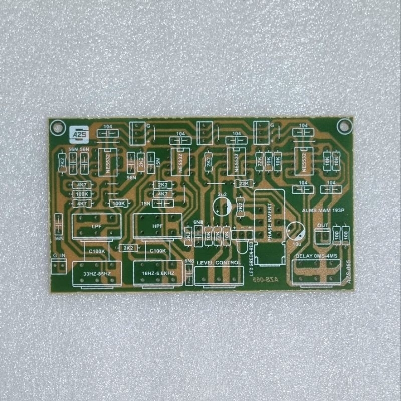 PCB Bandpass ALMS Filter Speaker Management