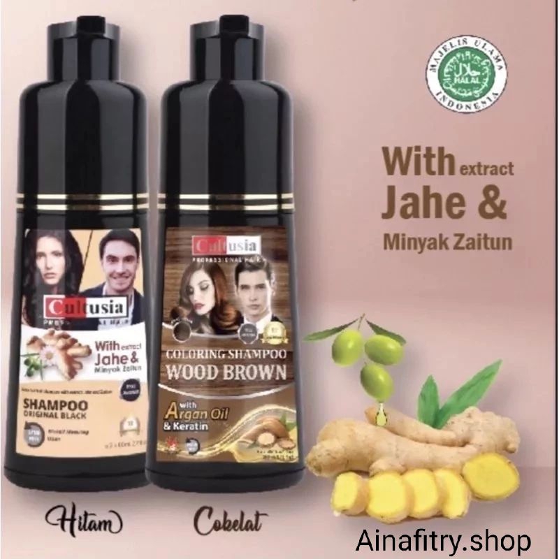 Cultusia Shampoo Penghitam Rambut