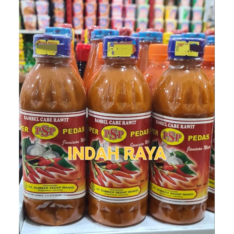 

SAMBAL/SAMBEL CABE RAWIT PSP SUPER PEDAS 330ML singkawang