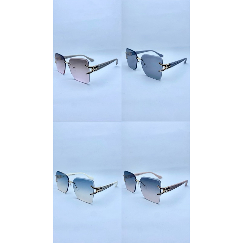 GC SQUARE FRAME SUNGLASSES 23136 // PREMIUM GLASSES // KACAMATA HITAM // KACAMATA BACA // KACAMATA F