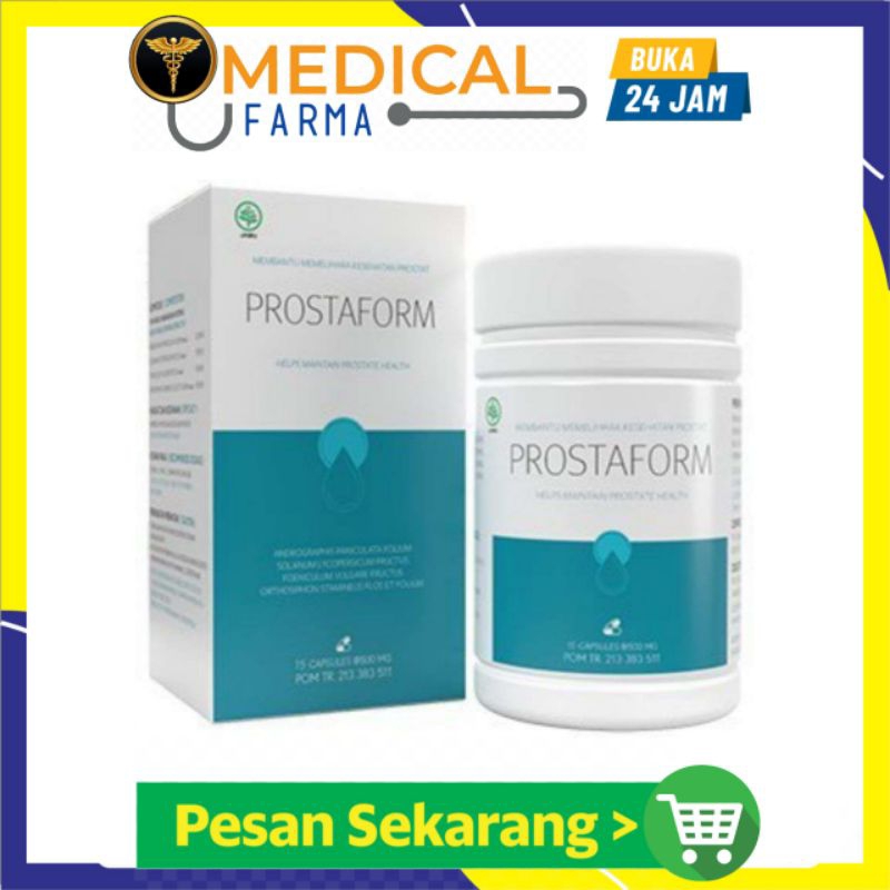 PROSTAFORM Obat Sembuhkan Prostat, Infeksi Saluran Kemih  Herbal Alami | Prostaform Original