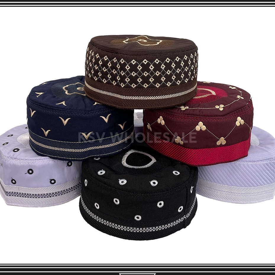 Best Delivery  Peci MADINAH BUGIS Haji Kopiah Medina Santri Pesantren Dewasa Anak Laki Motif Model B