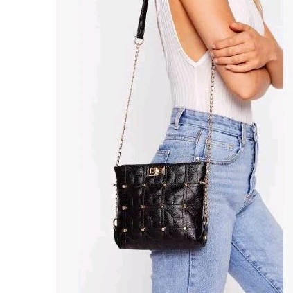 PreLoved Quilted Crossbody Bag