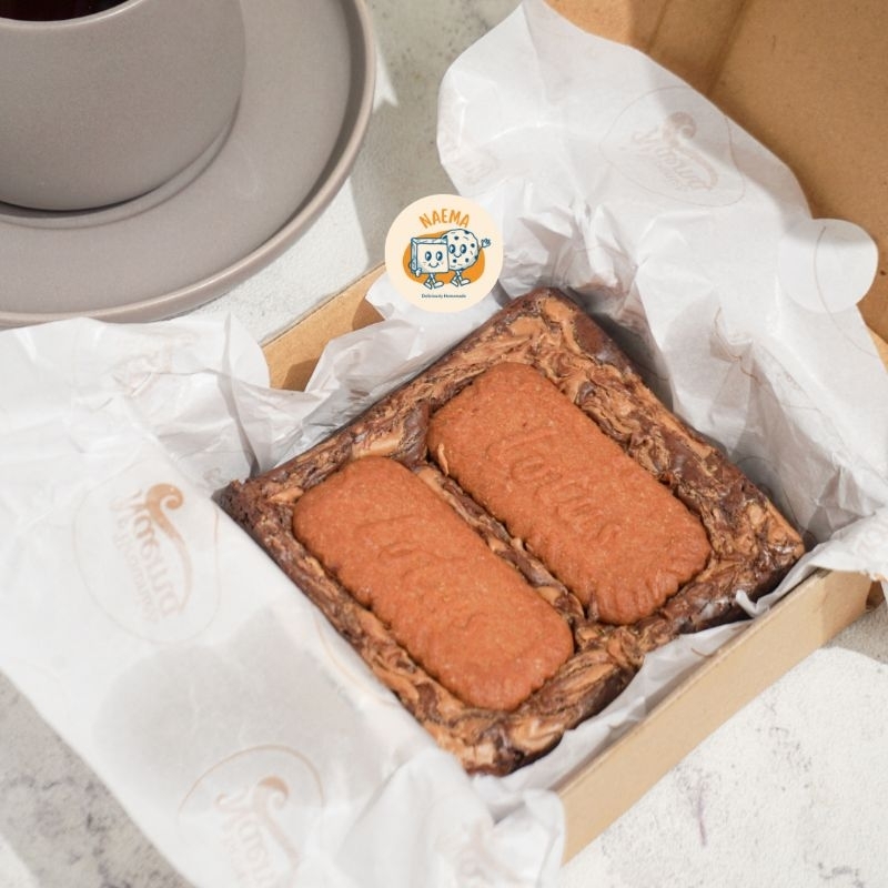 

Fudgy Brownies Lotus Biscoff | browniesnaema