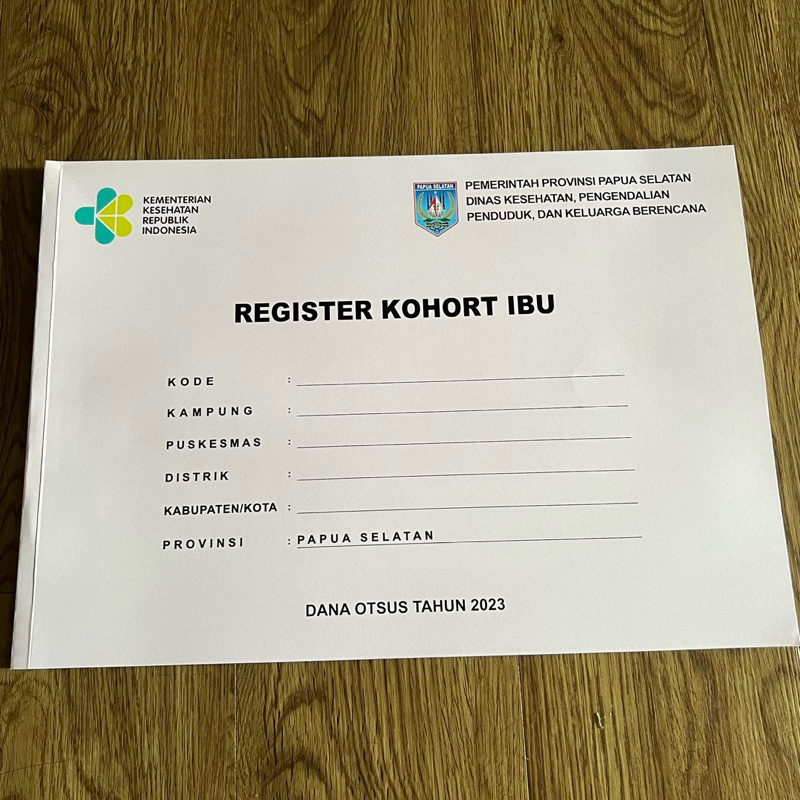 

BUKU Register KOHORT IBU ( sisa cetak )