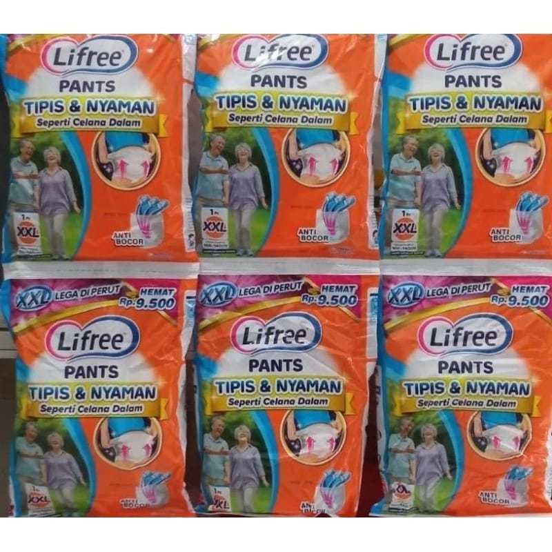 LIFREE PANTS POPOK CELANA DEWASA RENCENG I 1 SACHET