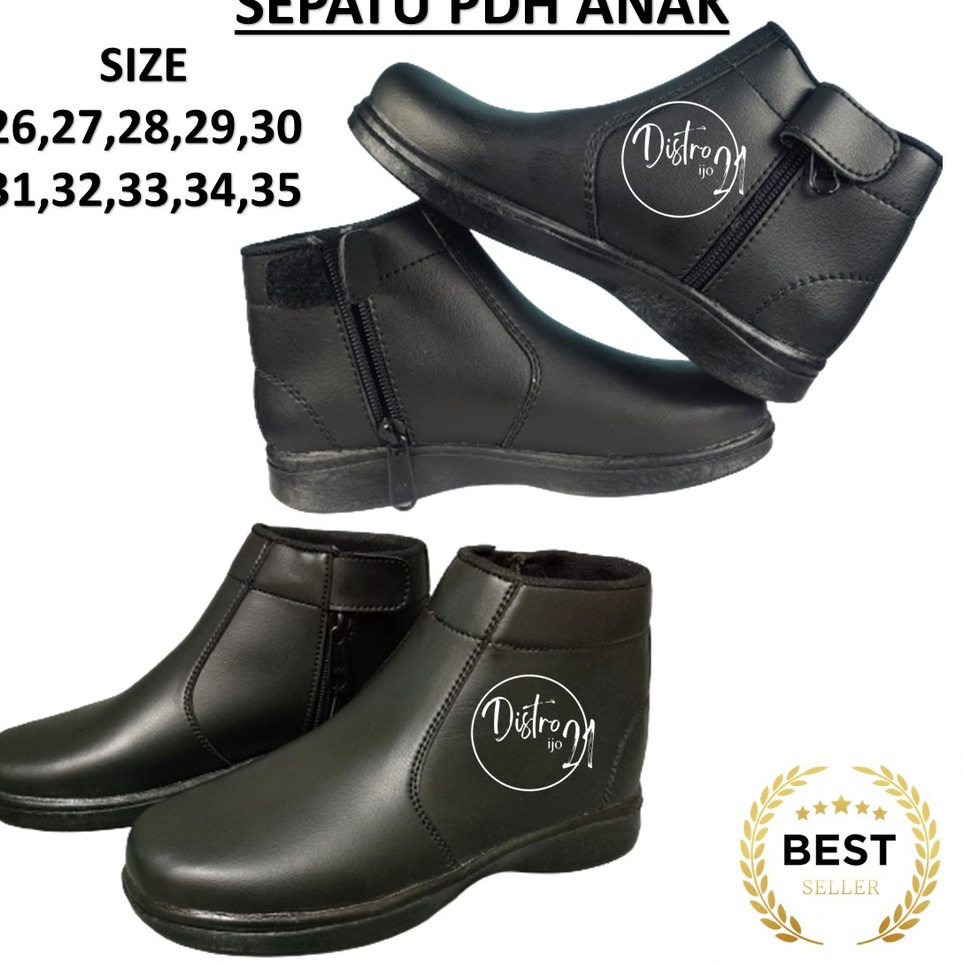 ART V85N SEPATU PDH ANAK TERBARU RESLETING SEPATU PROFESI ANAK POLISI LORENG DAMKAR MURAH LAKI LAKI 