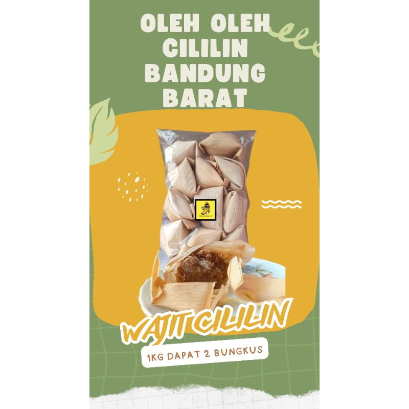 

Wajit asli khas cililin bandung barat (1kg dapat 2 bungkus)