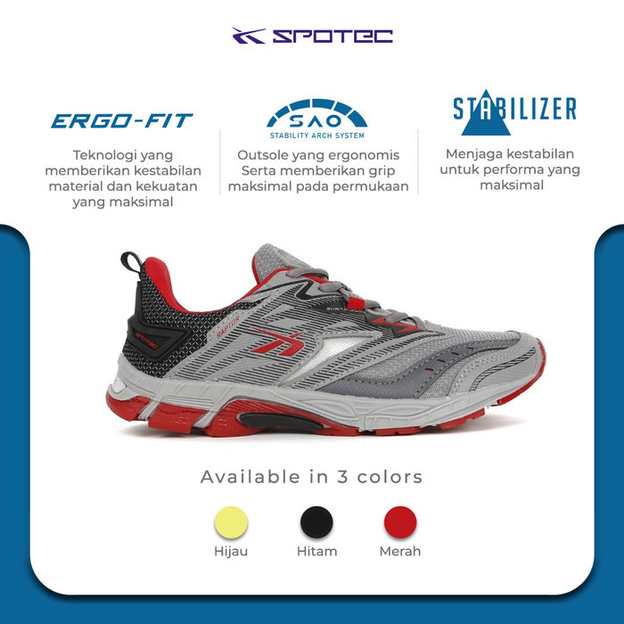 Sepatu Pria / Sepatu Running / Spotec / Raptor