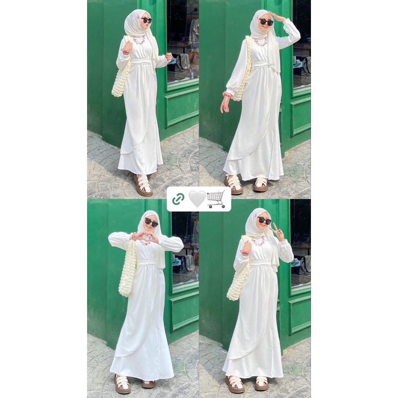 TALITA DRESS - DRESS KOREAN STYLE FIT BODY GAMIS  DRESS REMAJA PREMIUM KEKINIAN DRESS BELT BEST SELLER GAMIS BANGKOK GABIS MERMAID LONG DRESS KOREAN MAXI GAUN PESTA BAJU MUSLIMAH SEMI KATUN PRESS BODY FIT BODY PREMIUM GAMIS MALAYSIA POLOS DRESS LEBARAN-4