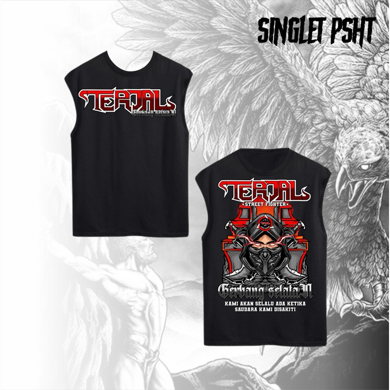 Singlet PSHT Terjal Gerbang Selatan desain distro motif terbaru Go Fashion