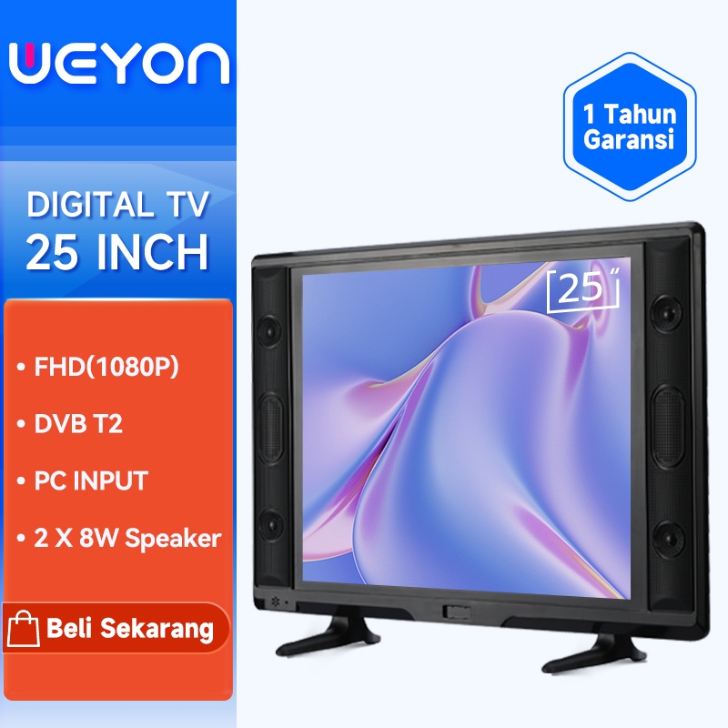 WEYON TV Digital 25 inch FHD Televisi Digital/Analog LED/LCD TV Televisi