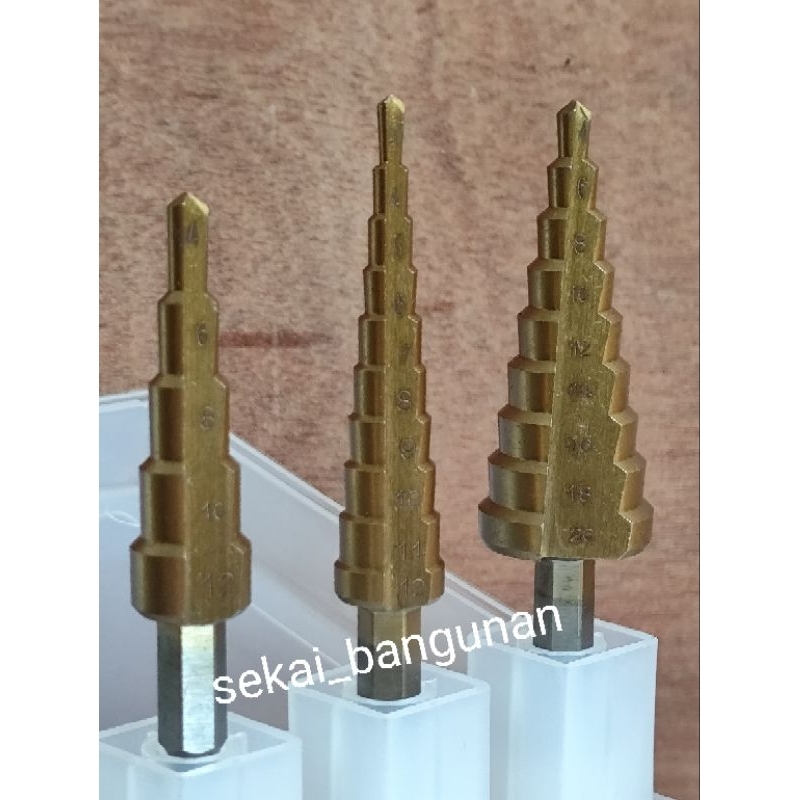 mata bor pagoda FUJIYAMA isi 1kotak 3pcs besi / baja / stainless japan quality