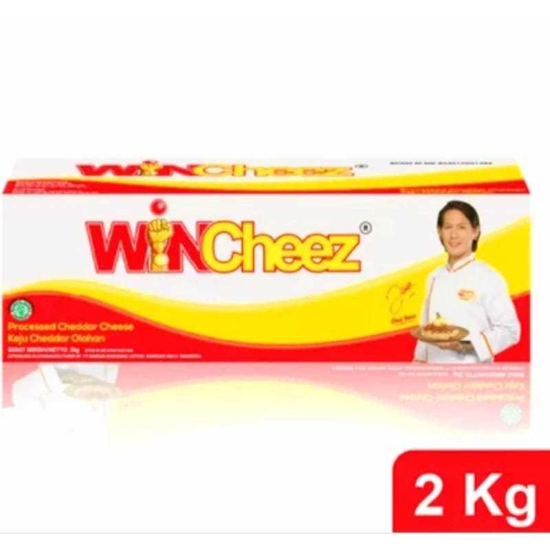 

Keju Wincheez 2kg blok / Keju Wincheez Cheddar blok 2 kg