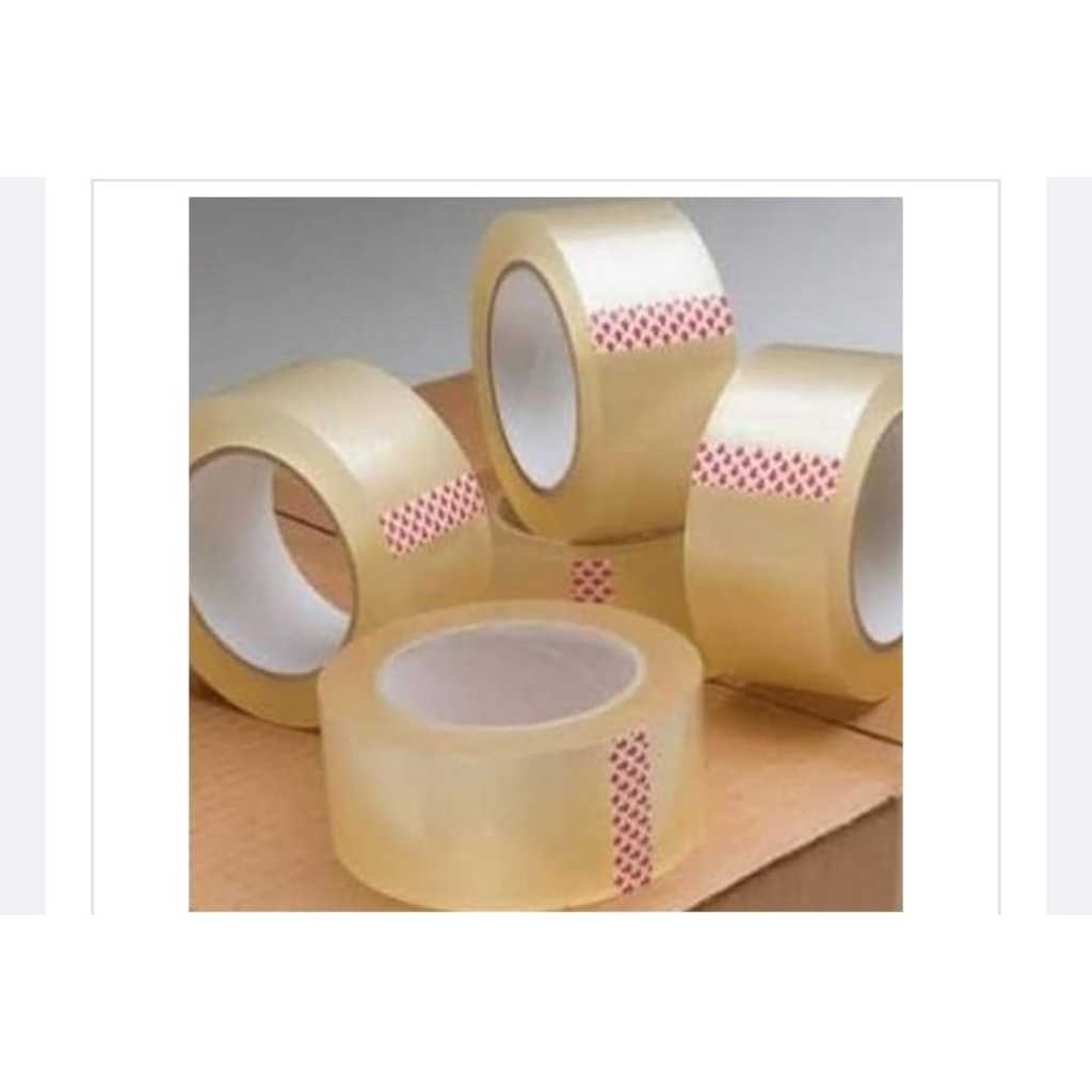 

( 1 slop = 6 Roll ) Lakban Bening / Coklat DUS 72 Yard 2 inch / Tape Isolasi Bening termurah isi 6 roll