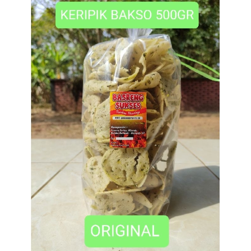 

Keripik bakso / basreng bulat original (500gr)