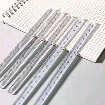 

Penggaris segitiga transparan/penggaris prisma/penggaris transparan 15/20 cm