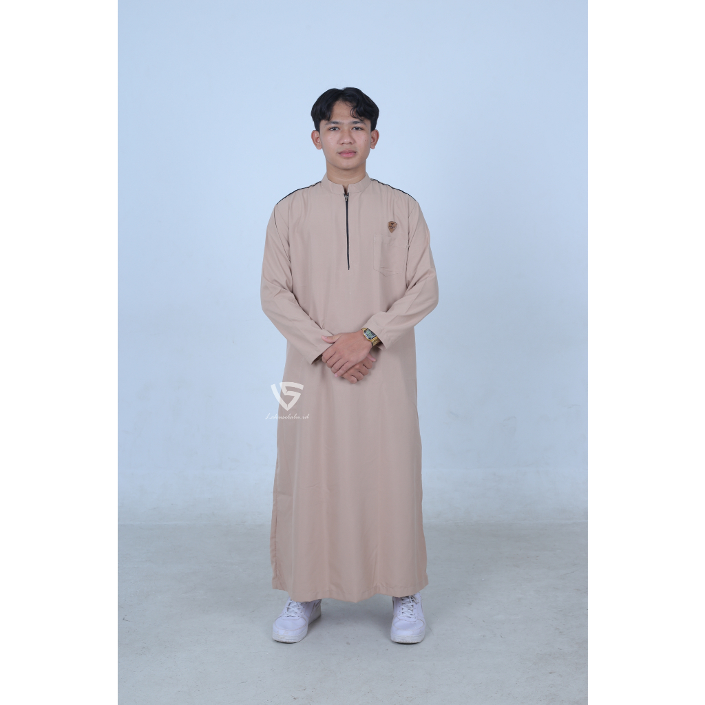 Jubah Pakistan -Jubah Gamis Muslim Pria Dewasa Remaja Model Resleting Terbaru - Gamis Pria - Jubah P