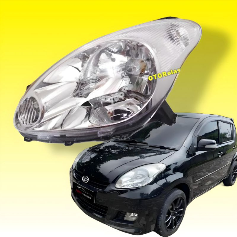 LAMPU DEPAN BESAR DAIHATSU SIRION 2009 2007 2010 2008 HEAD LAMP UTAMA HEADLAMP