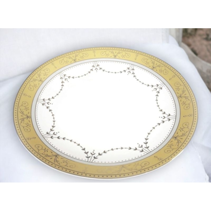 Piring Saji Padi Vicenza P13, piring Besar berukuran 20 inch atau 50 cm, Piring VICENZA berbahan Ker