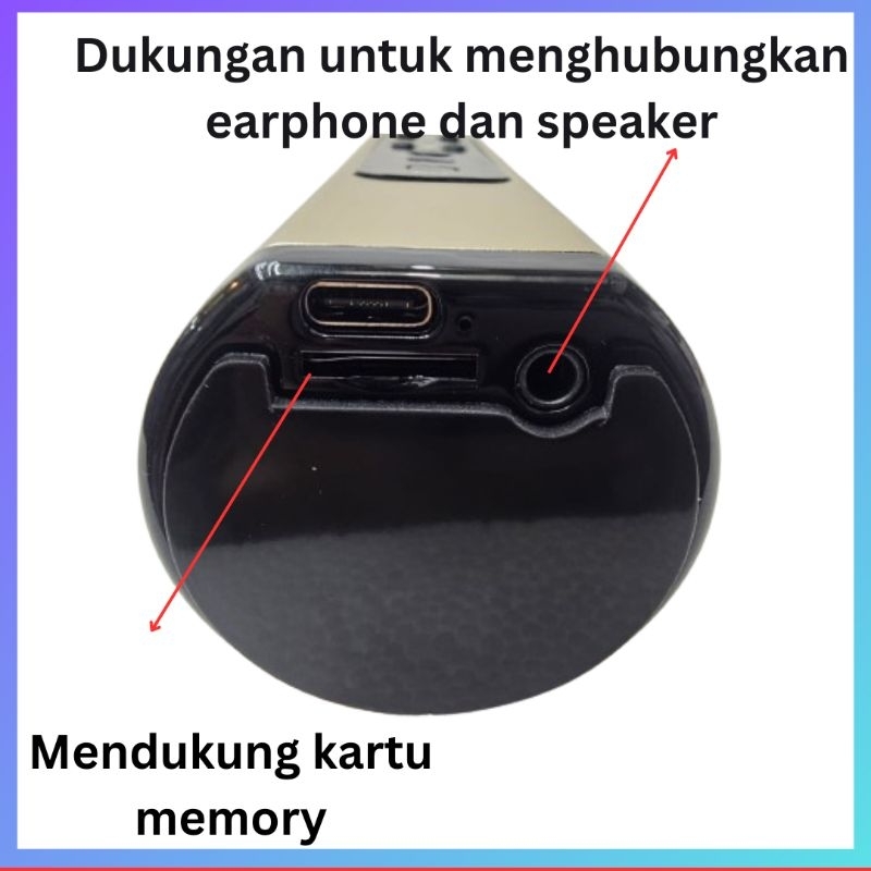 Cuci Gudang Mic K6, Mic Wireless Bluetooth Karaoke Player K6, Microphone Speaker Ktv Efek